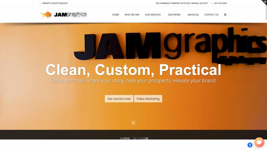 JAM Graphics homepage