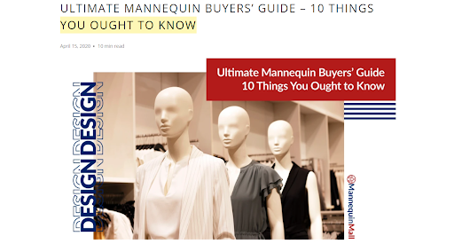 Mannequin Buyers Guide