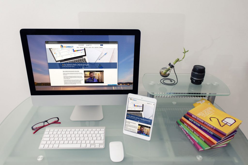 REdirect Consulting's Website on desktop and tablet