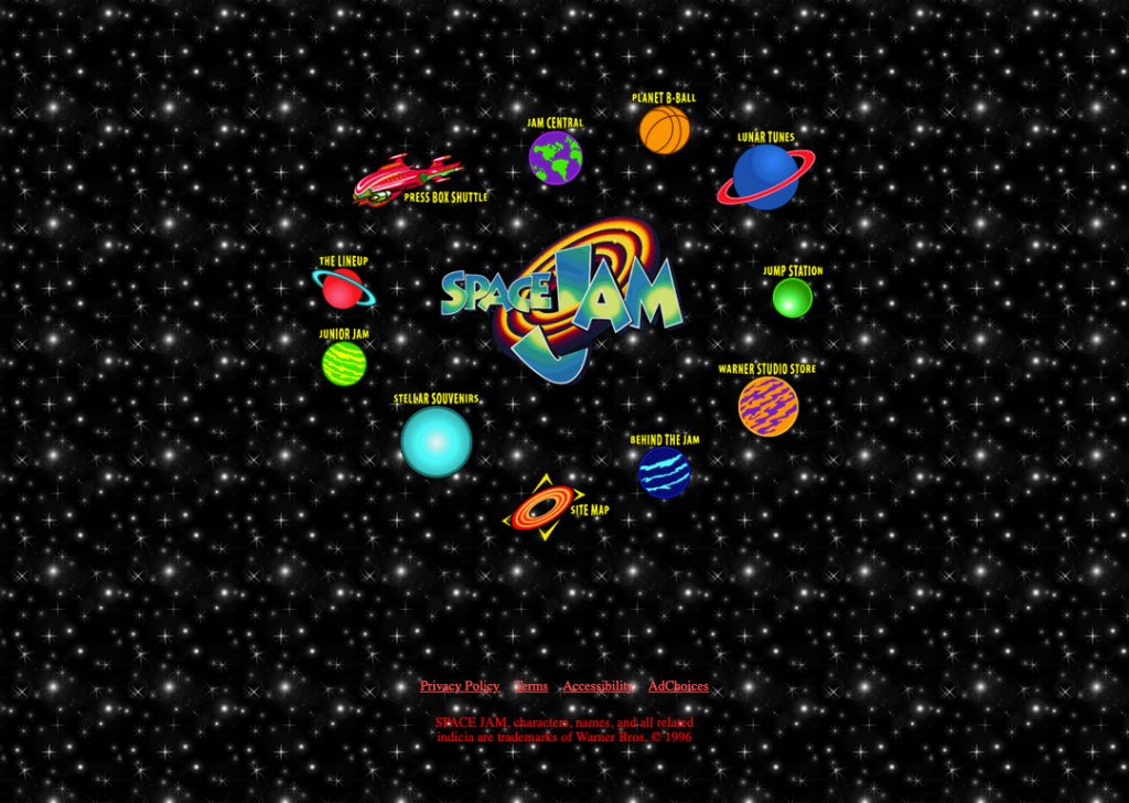 Space Jam solar system