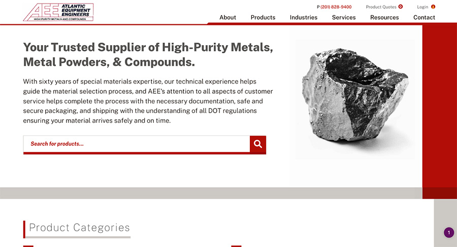 Micro Metals homepage