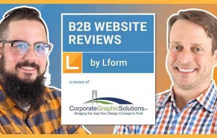 B2B Website Reviews by Lform: A Review of Corporate Graphic Solutions